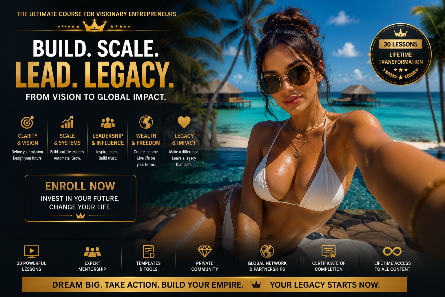 Build Scale Lead Legacy course for adult creators and models