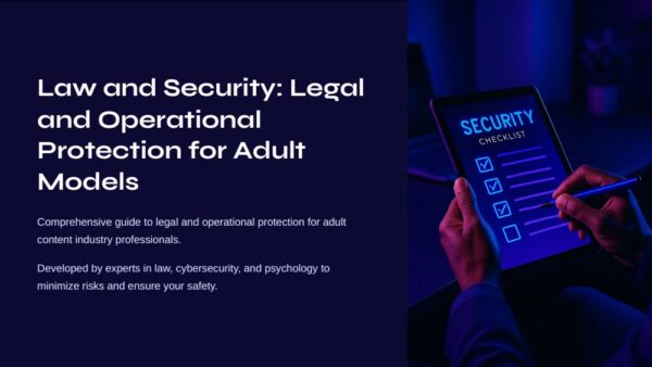 Law and Security Legal and Operational Protection for Adult Models